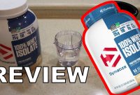 Dymatize isolate whey protein powder review and mix test