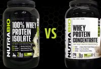 Whey Isolate VS Whey Concentrate