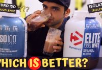 Dymatize ISO 100 vs Dymatize Elite | Is Hydrolyzed Whey Protein Better ? | Thuglife Mallu Fitness