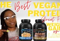 The Best Tasting Vegan Protein Powder| For weight gain or weight loss #BlackOwnedVeganProtein