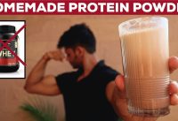 HOMEMADE PROTEIN POWDER FOR MUSCLE BUILDING AND FAT LOSS || WATCH THIS AND SAVE YOUR MONEY