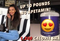 How I gained 10 pounds in 3 weeks! + my 1,200 Calorie Shake recipe