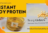 Soytides™ Instant soy protein hydrolyzed soy protein introduction and solubility test experiment ET