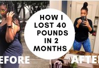 HOW TO LOSE WEIGHT FAST! 40 Pounds In 2 MONTHS! (NO EXERCISE)