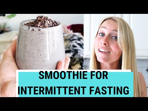 Blueberry Hemp Smoothie + INTERMITTENT FASTING