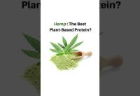 Hemp Protein Powder: The Best Plant Based Protein?