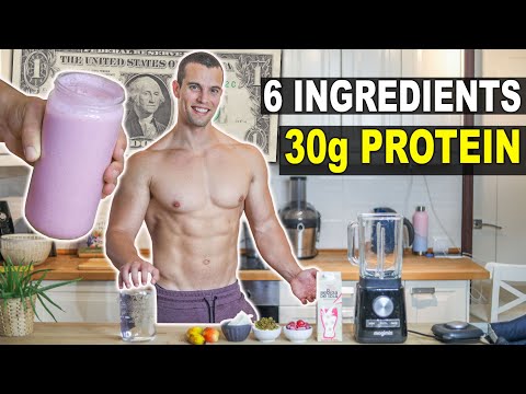 How to Make Protein Shake Without Protein Powder on a BUDGET!