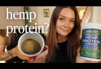 i tried the trader joe's vegan hemp protein. here's how to make it taste good.